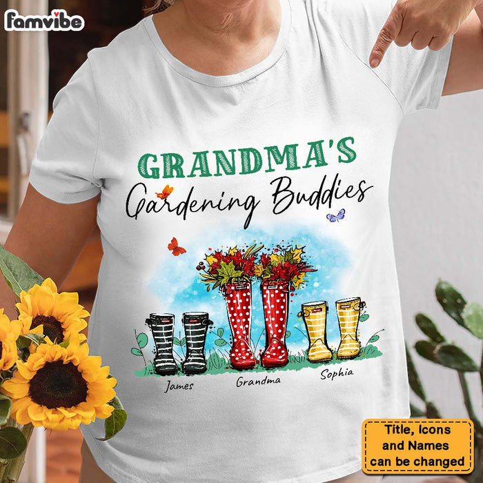 Personalized Grandma's Gardening Buddies Shirt - Hoodie - Sweatshirt 25620 1