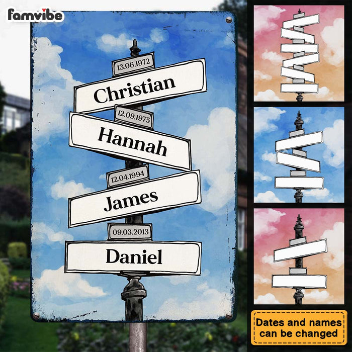 Personalized Gift for Grandpa Grandchildren Name Metal Sign 25622 1