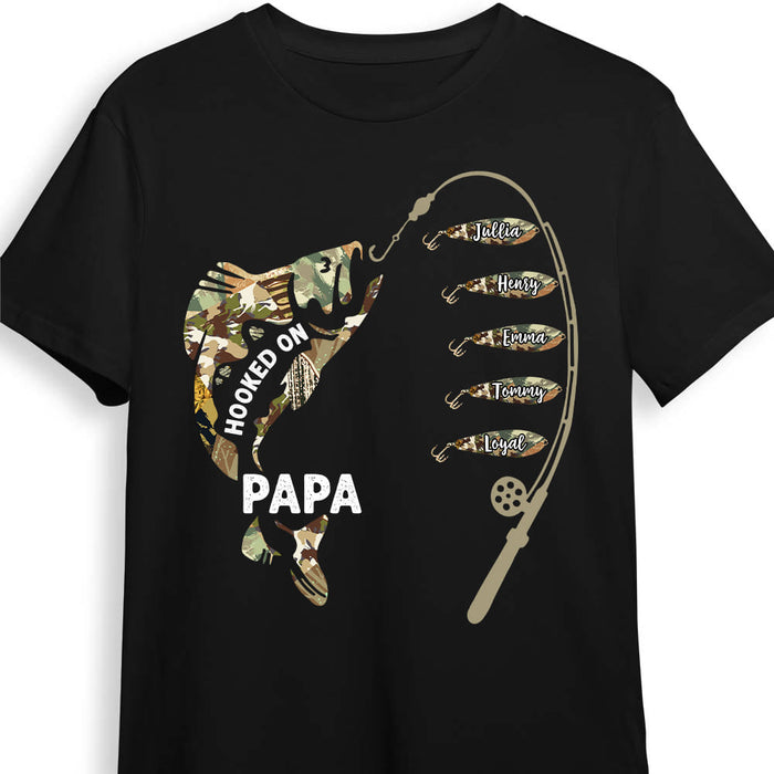 Personalized Reel Cool Grandpa Shirt - Hoodie - Sweatshirt 25623