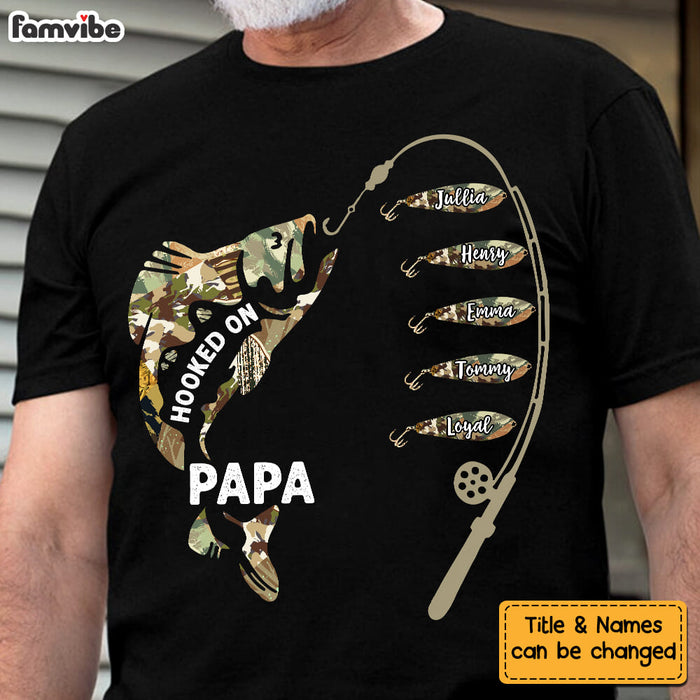 Personalized Reel Cool Grandpa Shirt - Hoodie - Sweatshirt 25623 1