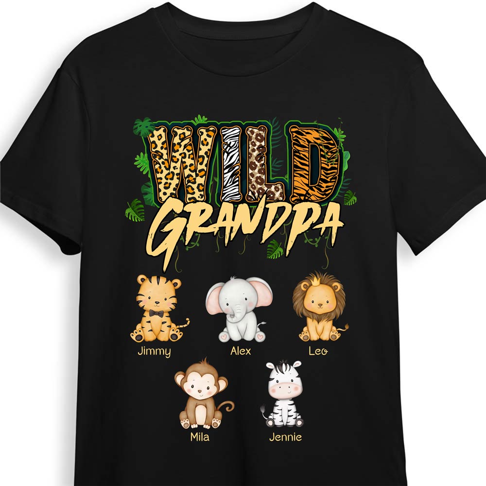 Personalized Wild Dad Grandpa Shirt Hoodie Sweatshirt 25629 Primary Mockup