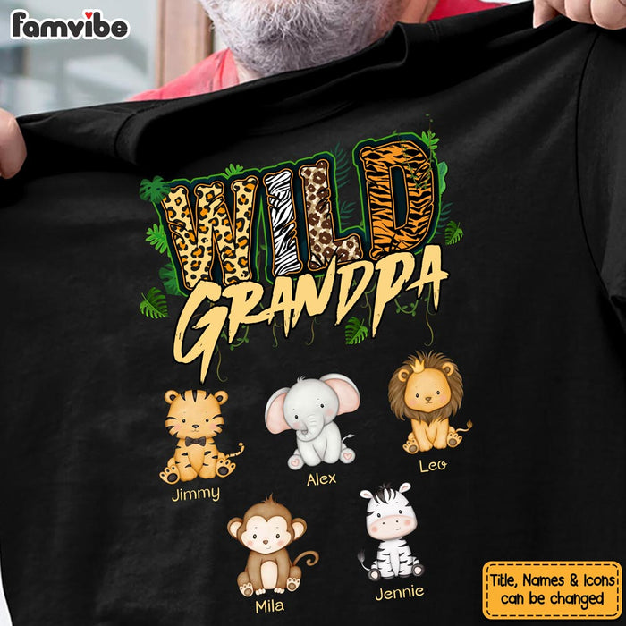 Personalized Wild Dad Grandpa Shirt - Hoodie - Sweatshirt 25629 1