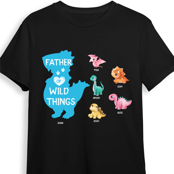 Personalized Father Of Wild Things Dinosaur Shirt - Hoodie - Sweatshirt 25630 1