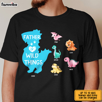 Personalized Father Of Wild Things Dinosaur Shirt - Hoodie - Sweatshirt 25630 thumb 1