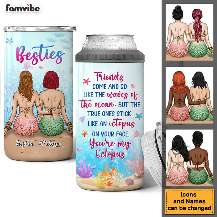 Personalized Mermaid Friends 4 in 1 Can Cooler 25633 1