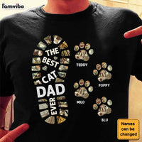 Personalized Dog Dad Foot Print Shirt - Hoodie - Sweatshirt 25635 thumb 1