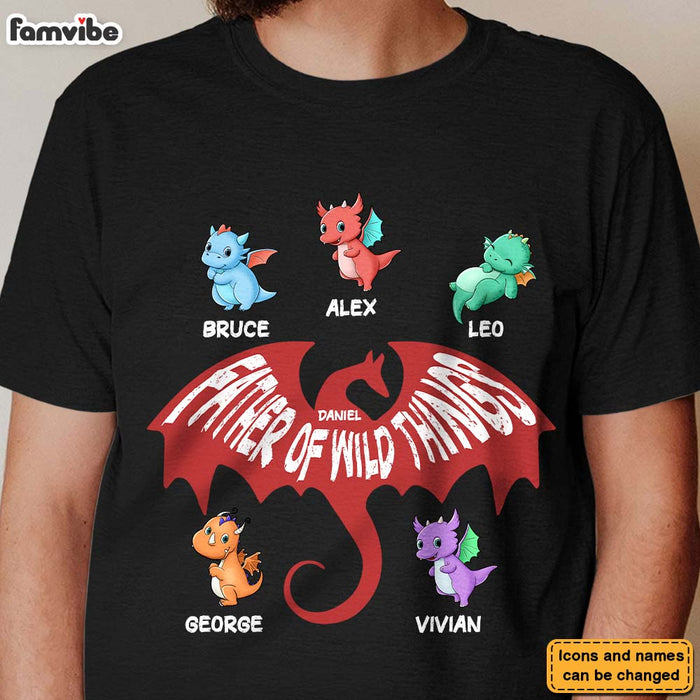Personalized Father Of Wild Things Colorful Dragon Shirt - Hoodie - Sweatshirt 25644 1