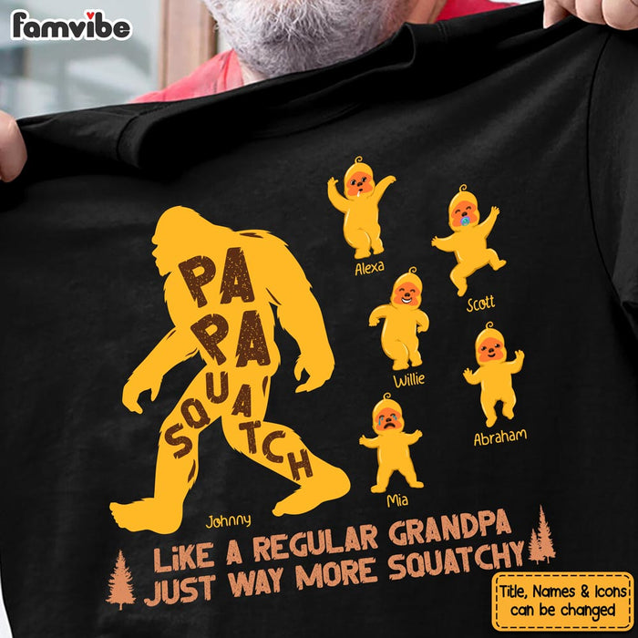 Personalized Papasquatch Shirt - Hoodie - Sweatshirt 25645 1