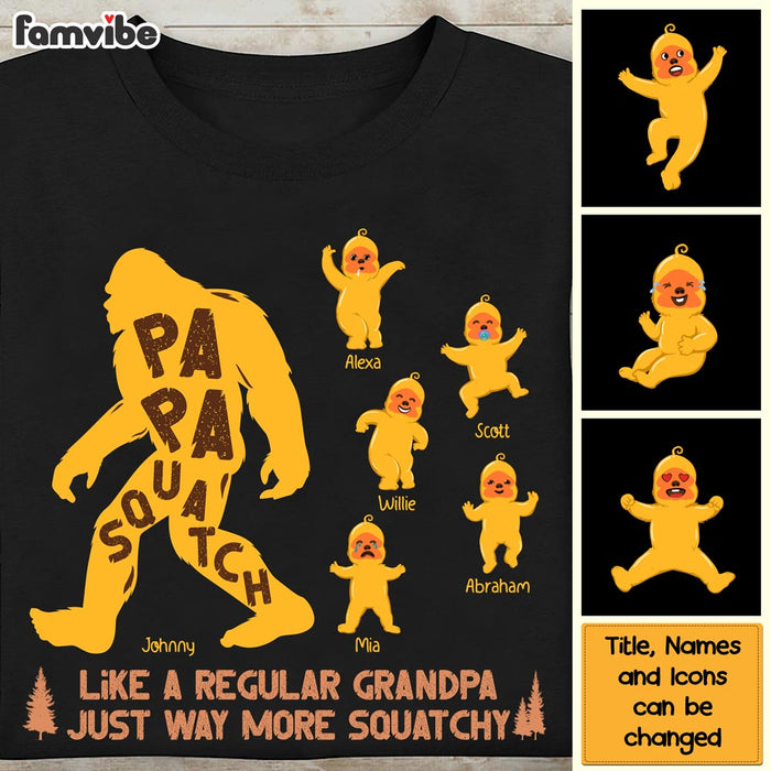 Personalized Papasquatch Shirt - Hoodie - Sweatshirt 25645 1