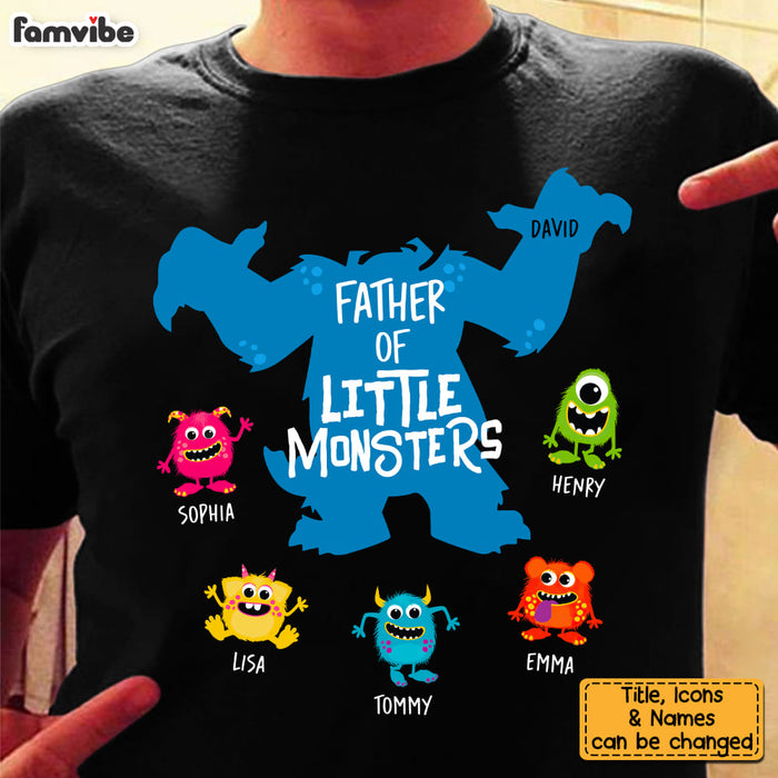 Personalized Father Of Little Monsters Shirt - Hoodie - Sweatshirt 25646 1