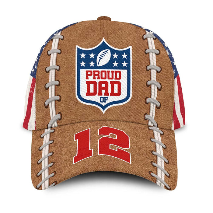 Personalized Gift For Football Dad Cap 25653 1
