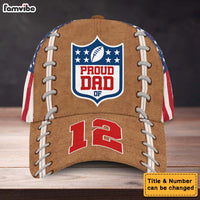 Personalized Gift For Football Dad Cap 25653 thumb 1