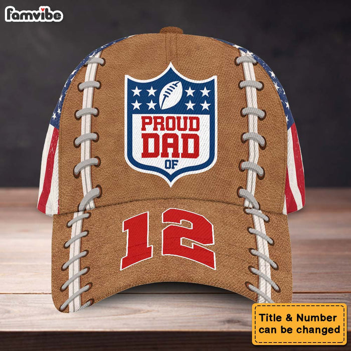 Personalized Gift For Football Dad Cap 25653 1