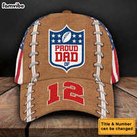 Personalized Gift For Football Dad Cap 25653 thumb 1