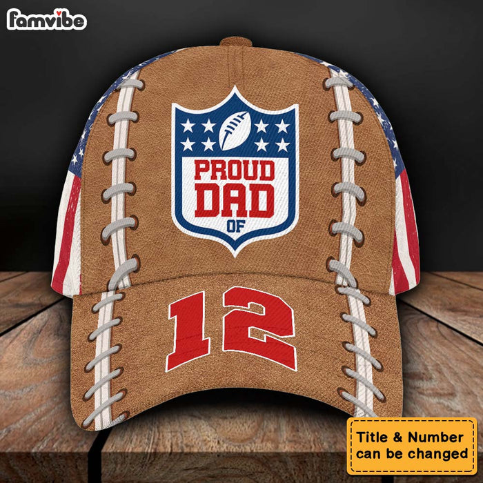 Personalized Gift For Football Dad Cap 25653 1