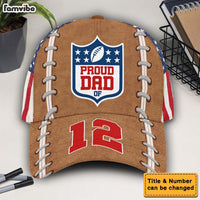 Personalized Gift For Football Dad Cap 25653 thumb 1