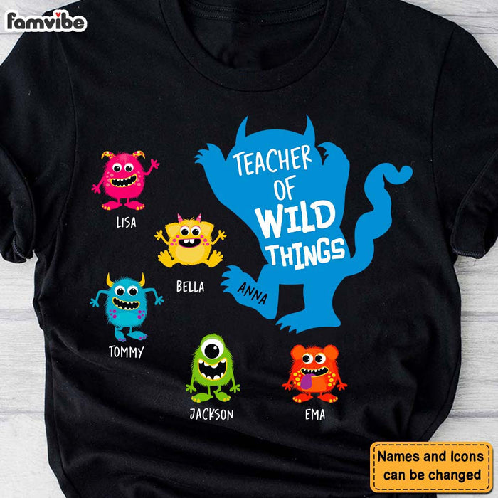 Personalized Teacher Of Wild Things Shirt - Hoodie - Sweatshirt 25659 1