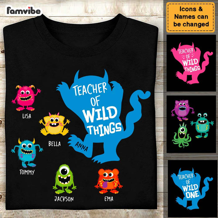 Personalized Teacher Of Wild Things Shirt - Hoodie - Sweatshirt 25659 1