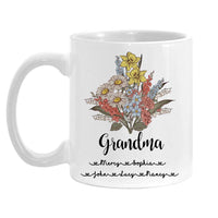 Personalized Grandma Flower Mug 25661 thumb 1