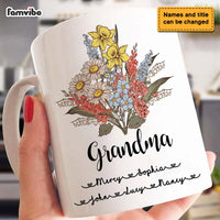 Personalized Grandma Flower Mug 25661 thumb 1