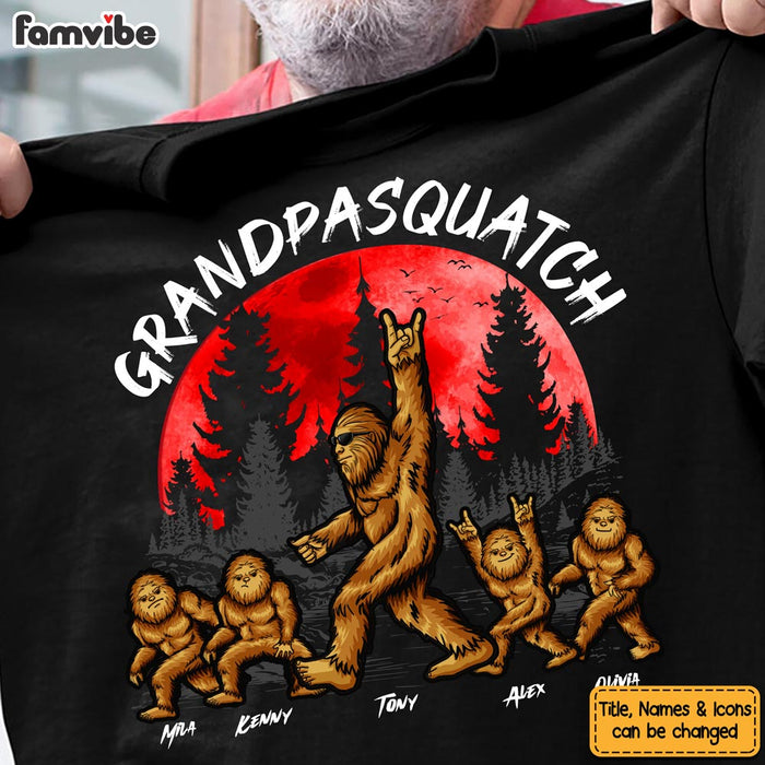 Personalized Grandpasquatch Shirt - Hoodie - Sweatshirt 25662 1