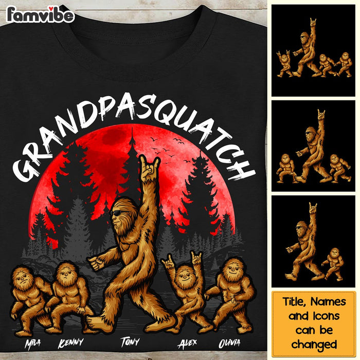 Personalized Grandpasquatch Shirt - Hoodie - Sweatshirt 25662 1