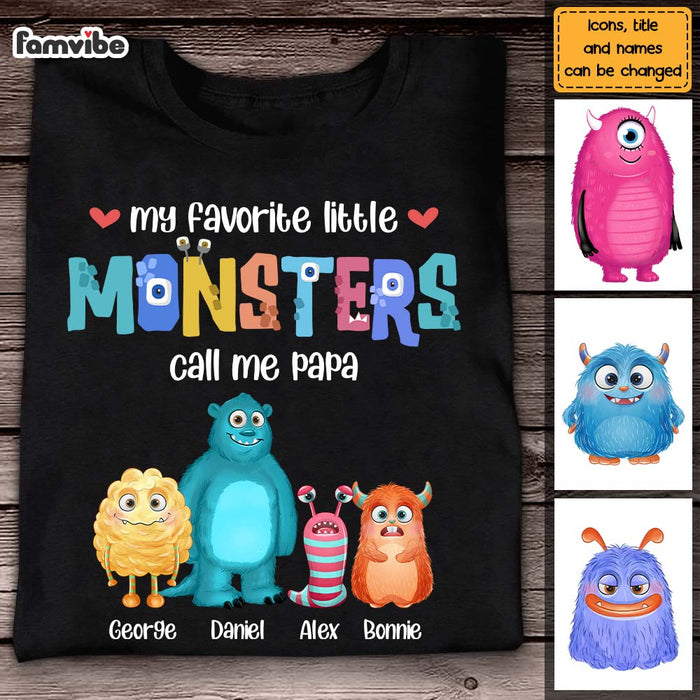 Personalized Papa Monster Shirt - Hoodie - Sweatshirt 25444 25664 1