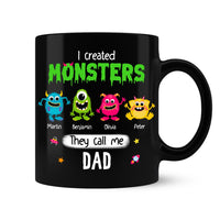 Personalized I Created Monsters They Call Me Dad Mug 25413 25665 thumb 1