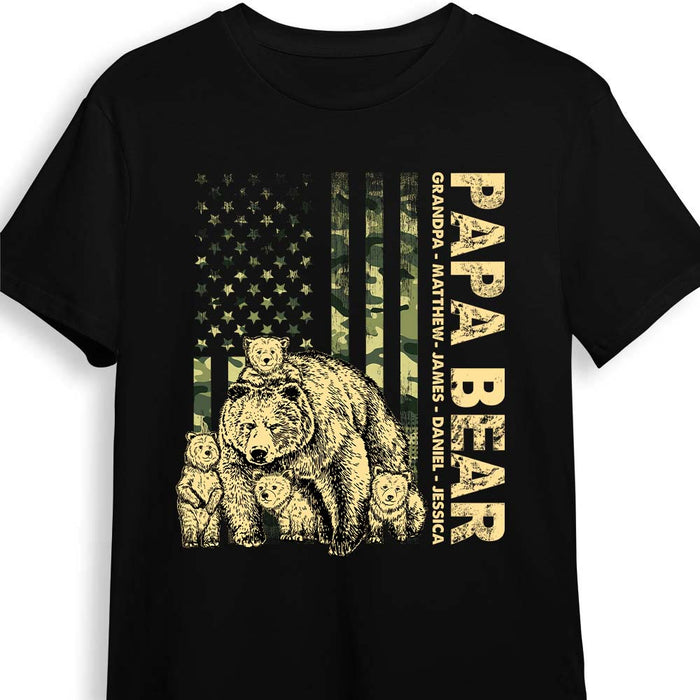 Personalized Papa Bear Shirt - Hoodie - Sweatshirt 25666 1