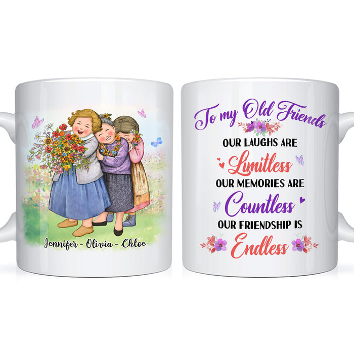 Personalized To My Old Friends Mug 25668 1
