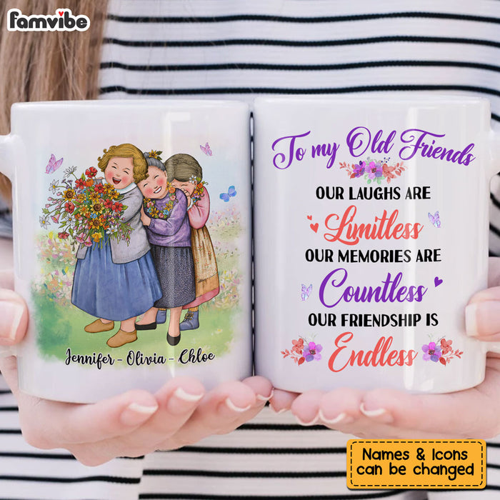 Personalized To My Old Friends Mug 25668 1