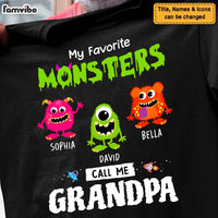 Personalized My Favorite Little Monsters Call Me Grandpa Shirt - Hoodie - Sweatshirt 25669 thumb 1