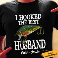 Personalized Fishing Husband & Wife T Shirt JL64 95O36 thumb 1