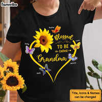 Personalized Blessed To Be Called Grandma Shirt - Hoodie - Sweatshirt 25670 thumb 1