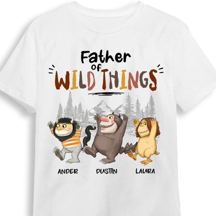 Personalized Father Of Wild Things Shirt Hoodie Sweatshirt