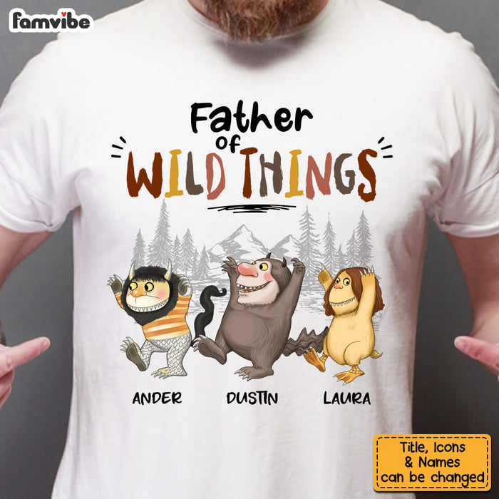 Personalized Father Of Wild Things Shirt - Hoodie - Sweatshirt 25671 1