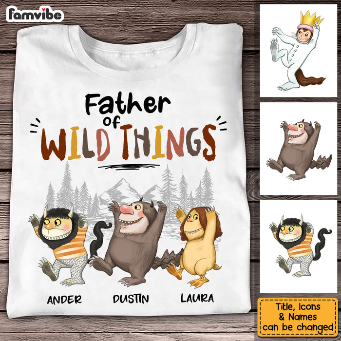 Personalized Father Of Wild Things Shirt - Hoodie - Sweatshirt 25671 1