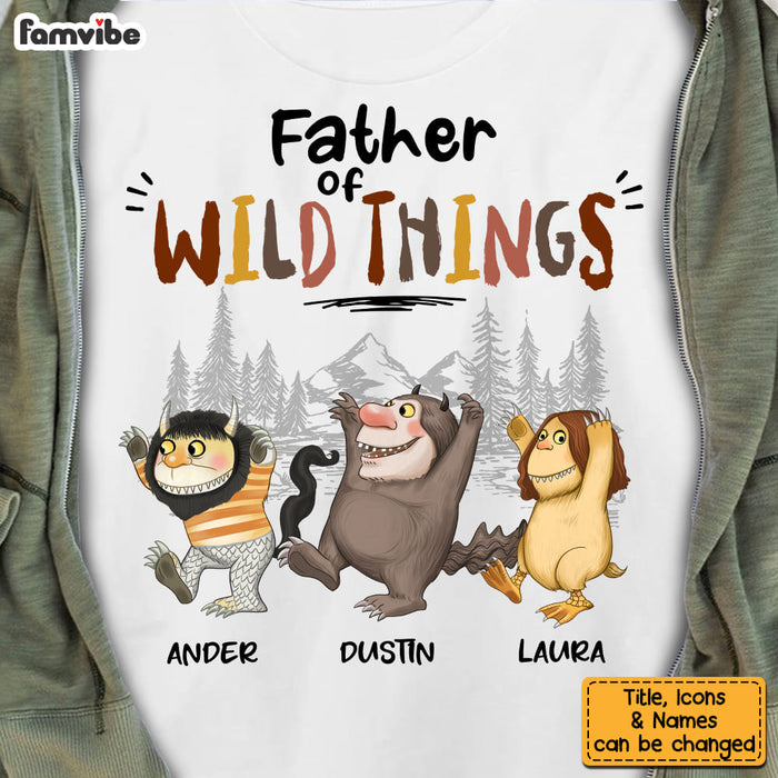 Personalized Father Of Wild Things Shirt - Hoodie - Sweatshirt 25671 1