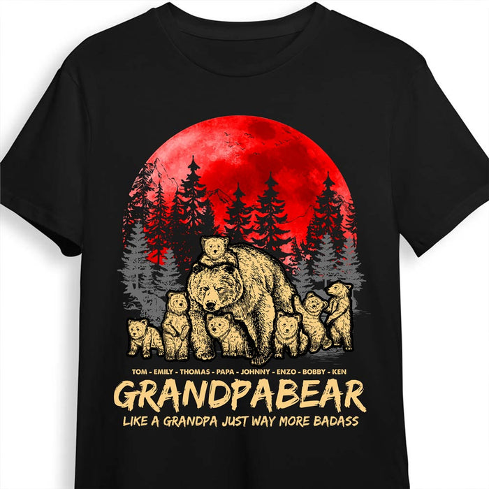 Personalized Gift For Papa Bear Dad Shirt - Hoodie - Sweatshirt 25672 1