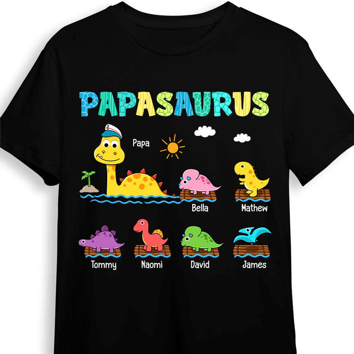 Personalized Papasaurus Sea Shirt - Hoodie - Sweatshirt 25673 1