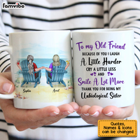 Personalized Old Friend Beach Mug 25678 thumb 1