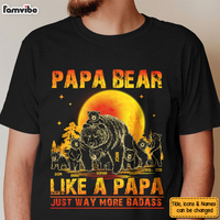 Personalized Gift For Papa Bear Shirt - Hoodie - Sweatshirt 25679 thumb 1