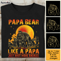 Personalized Gift For Papa Bear Shirt - Hoodie - Sweatshirt 25679 thumb 1