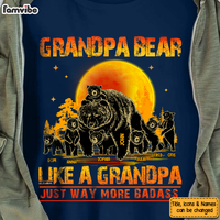 Personalized Gift For Papa Bear Shirt - Hoodie - Sweatshirt 25679 thumb 1