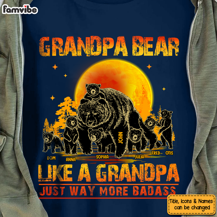 Personalized Gift For Papa Bear Shirt - Hoodie - Sweatshirt 25679 1