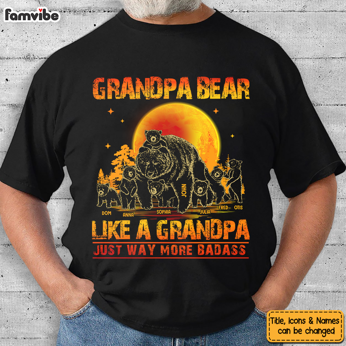 Personalized Gift For Papa Bear Shirt - Hoodie - Sweatshirt 25679 1
