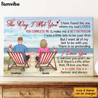 Personalized The Day I Met You Canvas 25680 thumb 1
