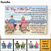 Personalized The Day I Met You Canvas 25680 thumb 1