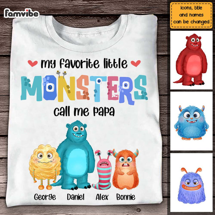 Personalized Papa Monster Shirt - Hoodie - Sweatshirt 25689 1