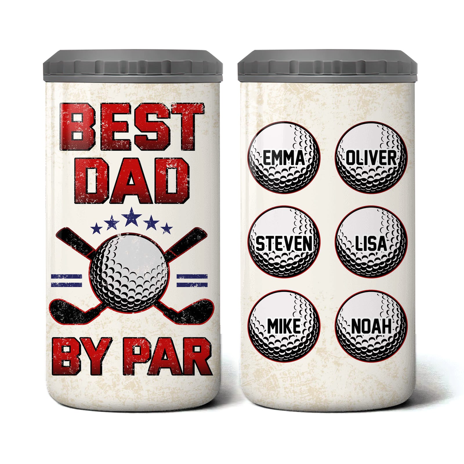 Personalized Dad Grandpa Tumbler Dadasaurus Father's Day Family